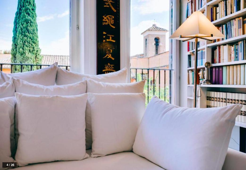 Luxury Art Apartment In Trastevere With Terrace ローマ エクステリア 写真