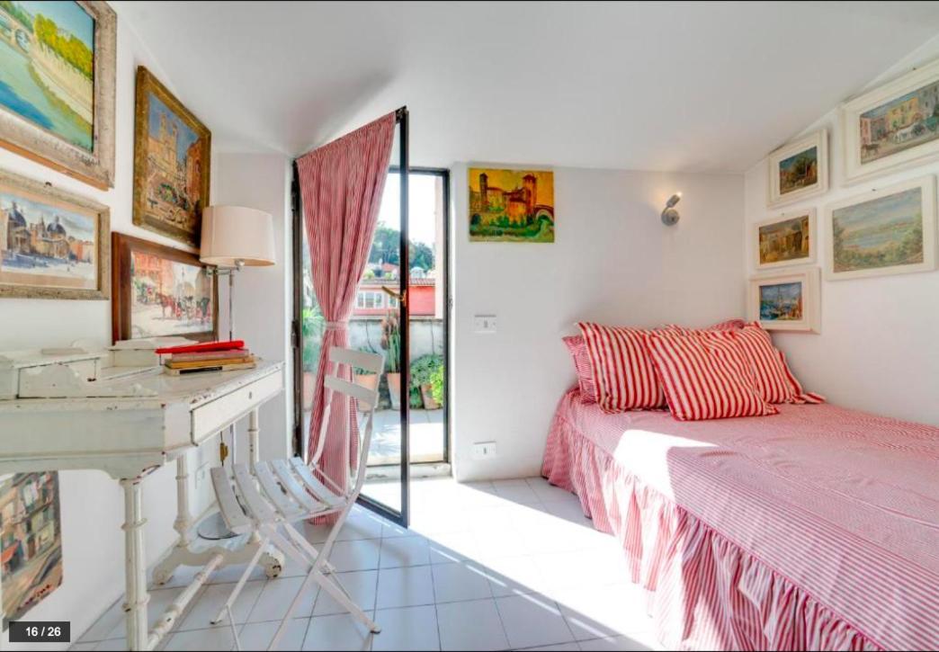Luxury Art Apartment In Trastevere With Terrace ローマ エクステリア 写真