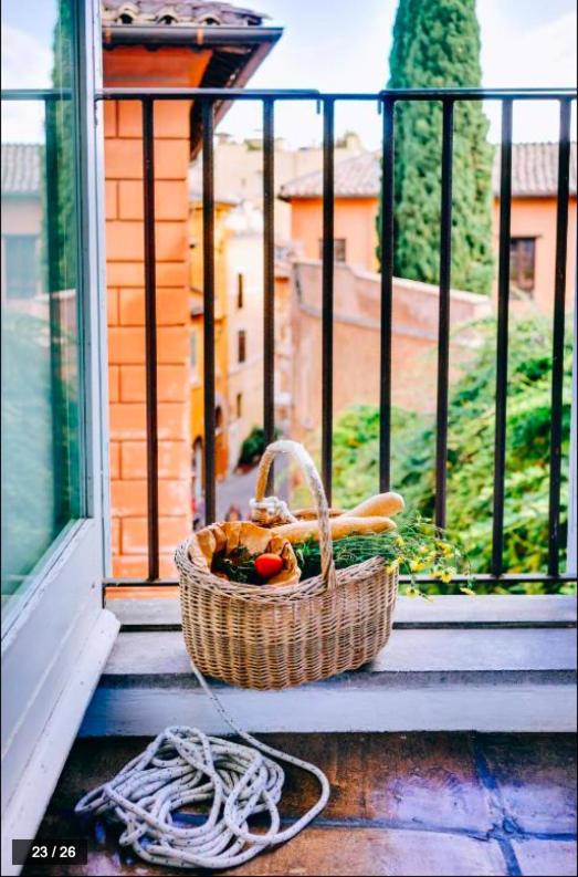 Luxury Art Apartment In Trastevere With Terrace ローマ エクステリア 写真