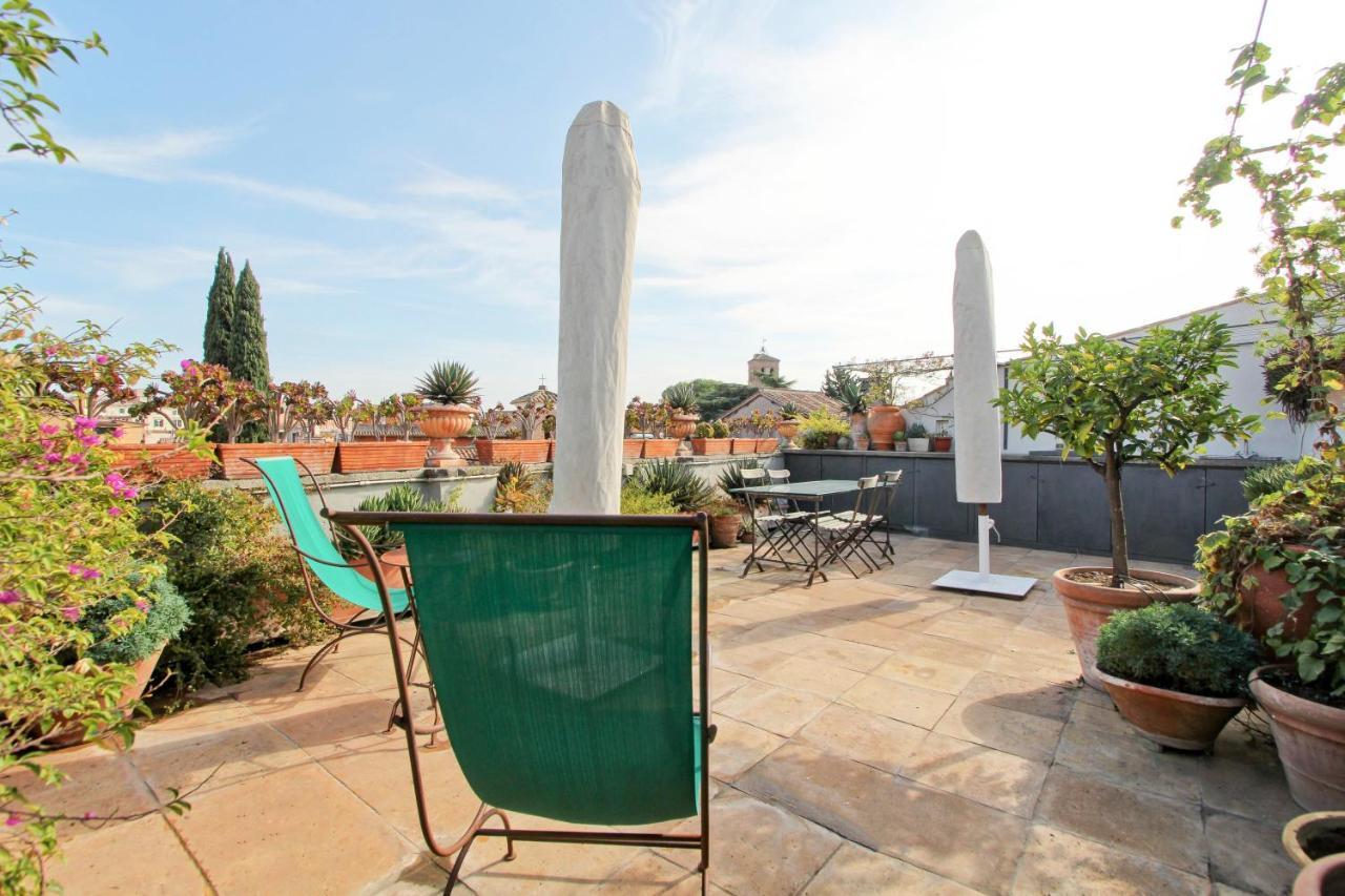 Luxury Art Apartment In Trastevere With Terrace ローマ エクステリア 写真
